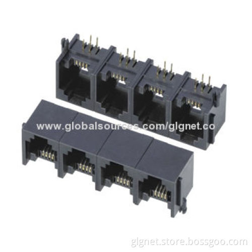 Multi-port phone jacks, assembly type